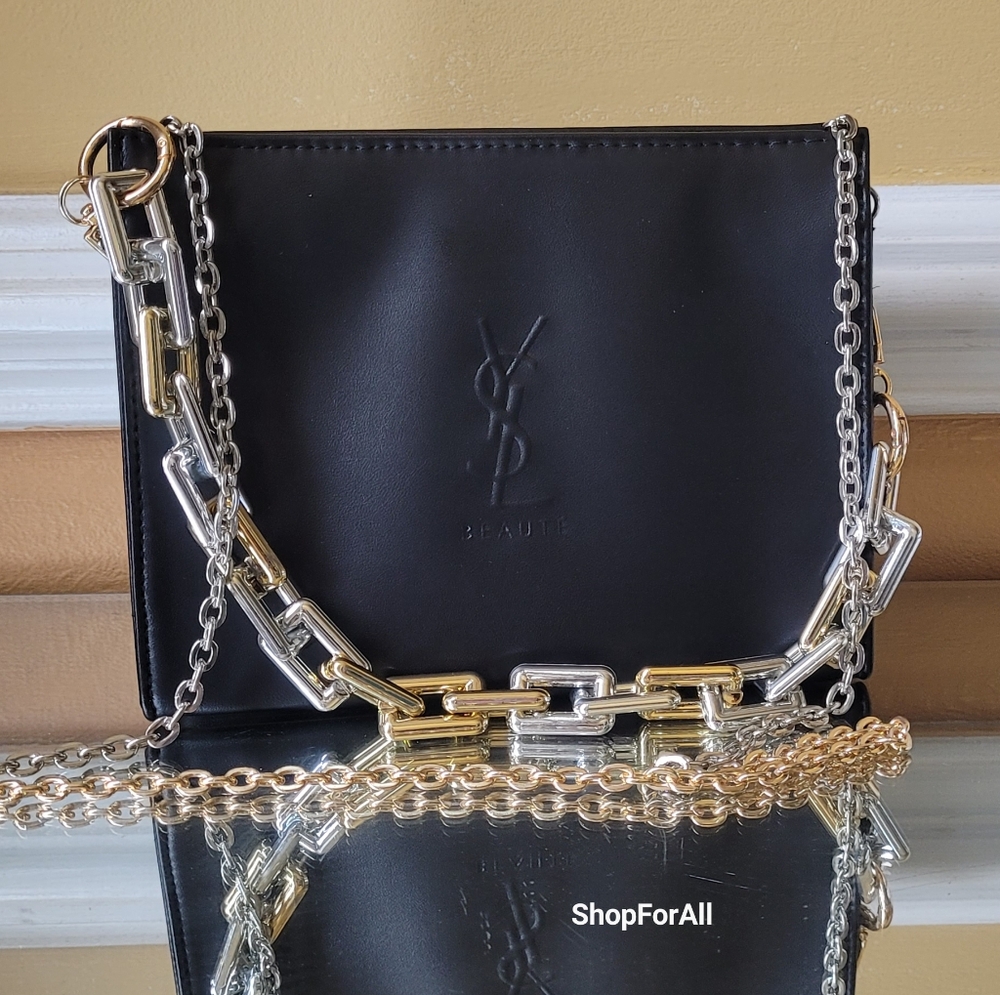 Yves Saint Laurent sliver gold crossbody - Picture 2 of 16